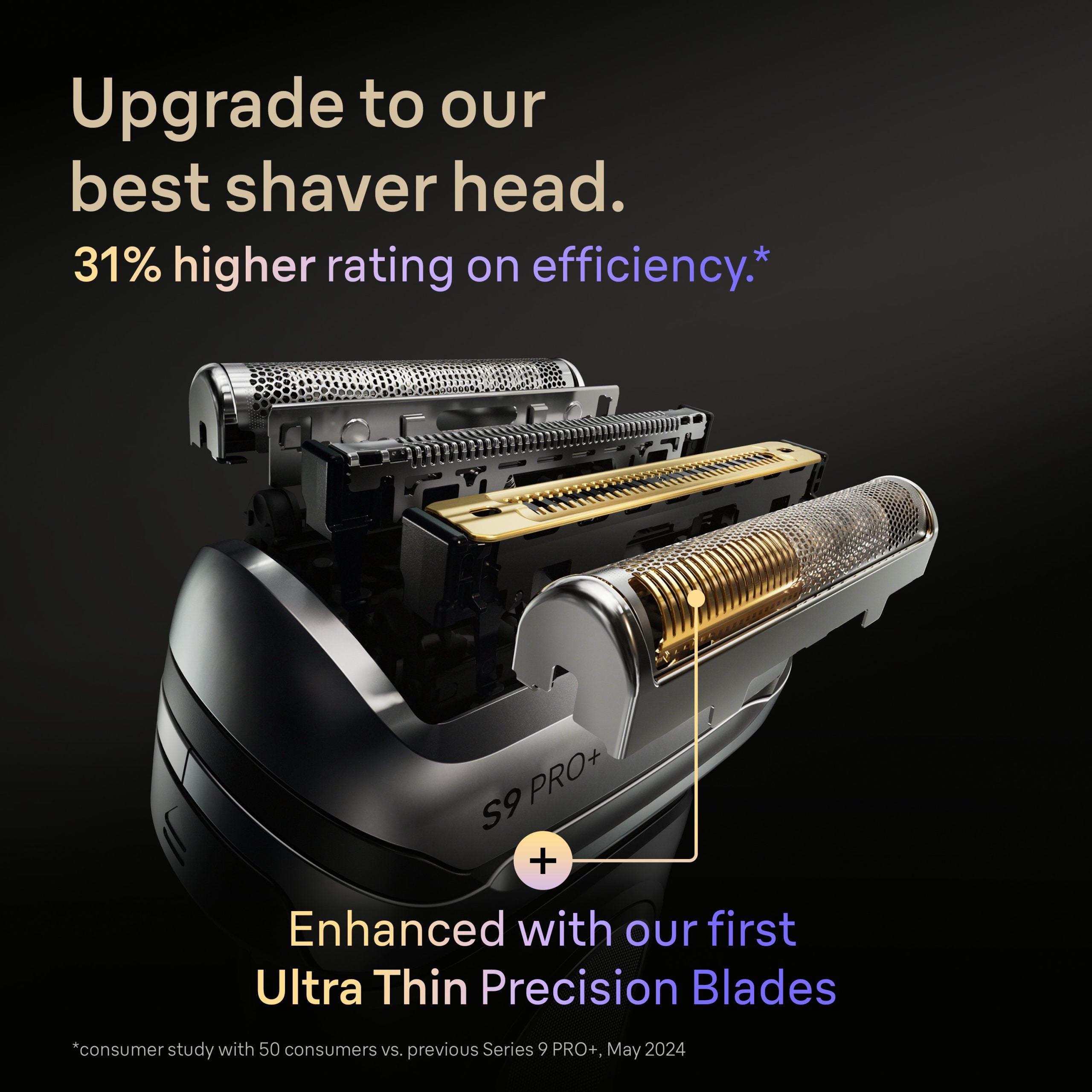 Braun Series 9 Shaver Replacement Head Compatible with All Series 9 Electric Shavers